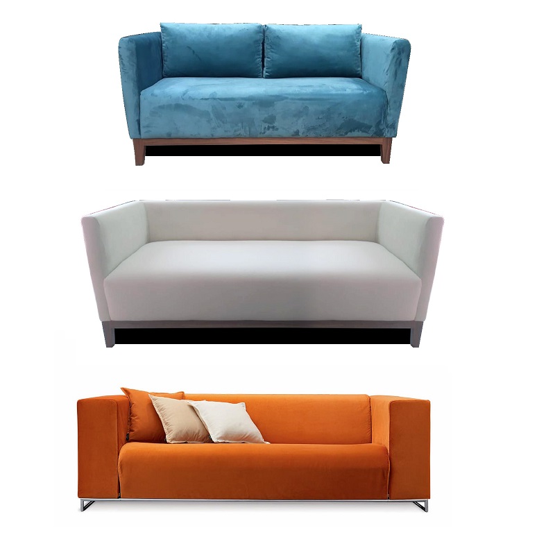 2-seat velvet sofa