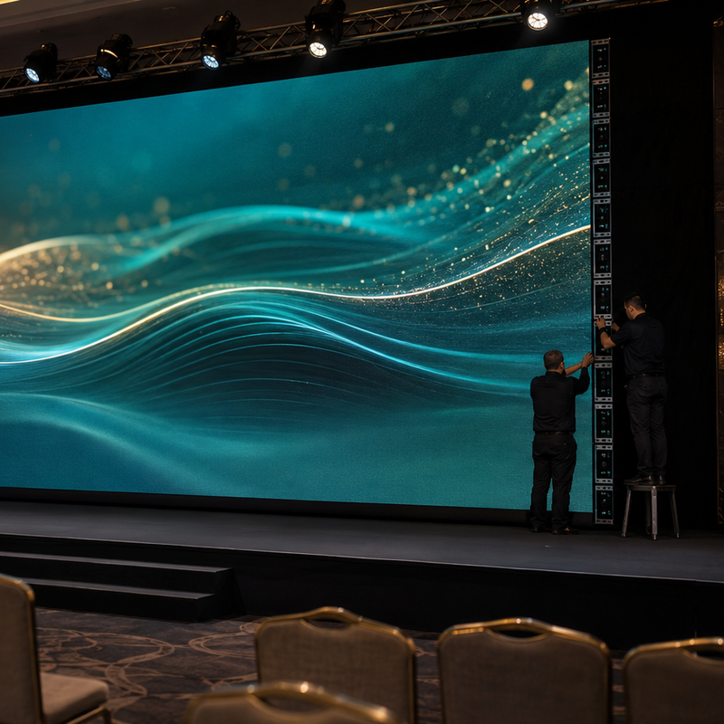 LED screen, pitch 2.9