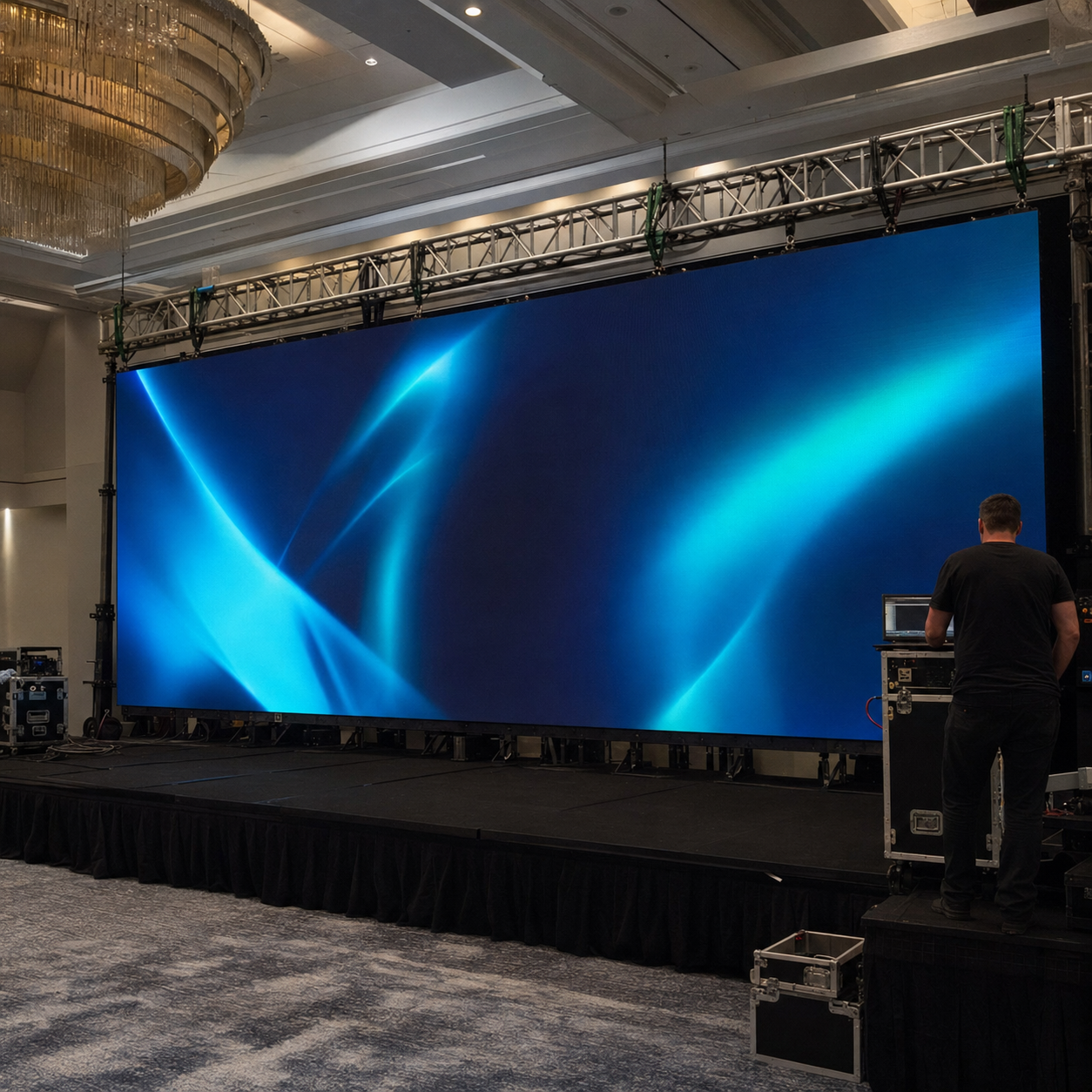 LED screen, pitch 3.6