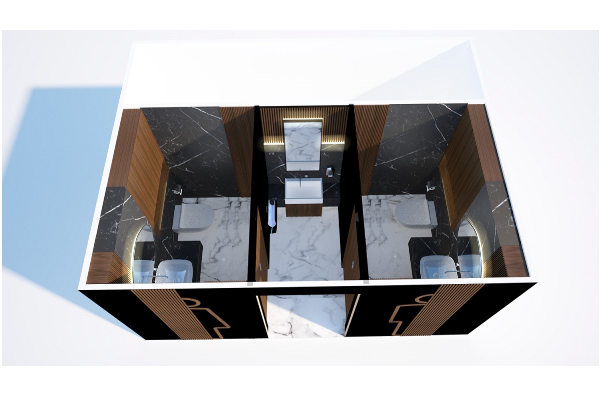 VIP restroom module